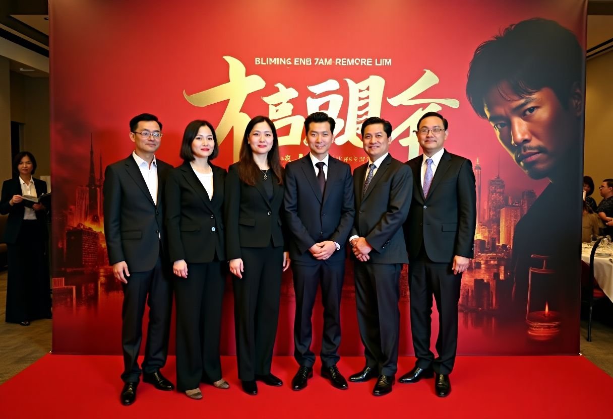 爆料黑料网电影首映礼现场，主创团队亮相